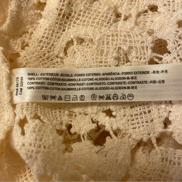 INTIMATELY by FREE PEOPLE NWOT Move Over Lace Robe in Ivory - Picture 8 of 10